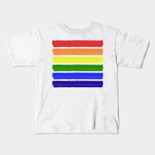 Lgbt Lesbian Pride Gay Flag rainbow flag Kids T-Shirt